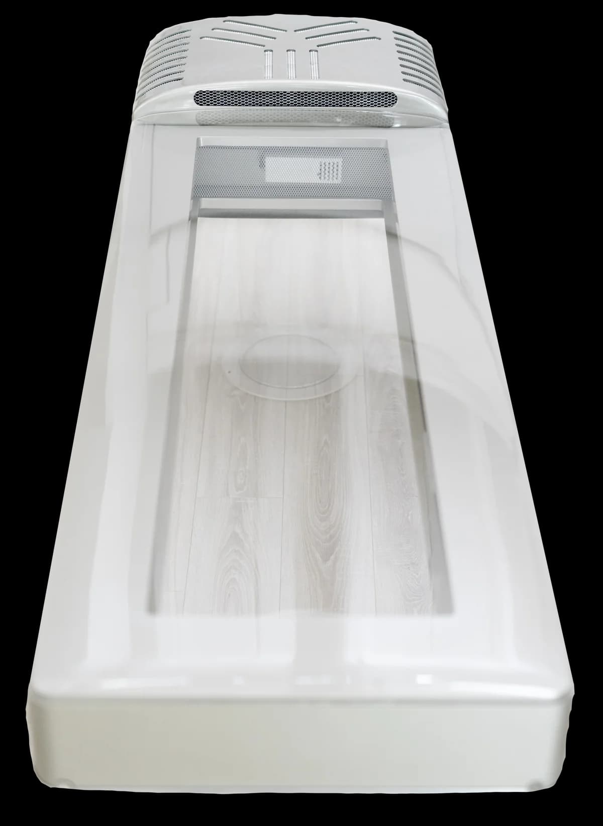Capac frigorific transparent, vedere de sus
