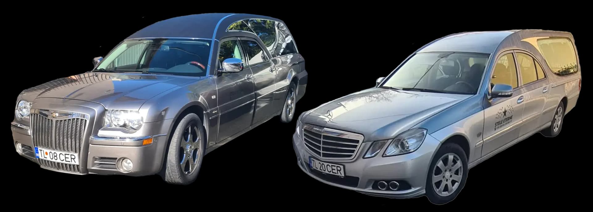 Parcul auto Stele Eterne - mașini de paradă și autospeciale funerare